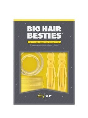 Drybar Yellow Big Hair Besties Self-Grip Rollers & Clips Set